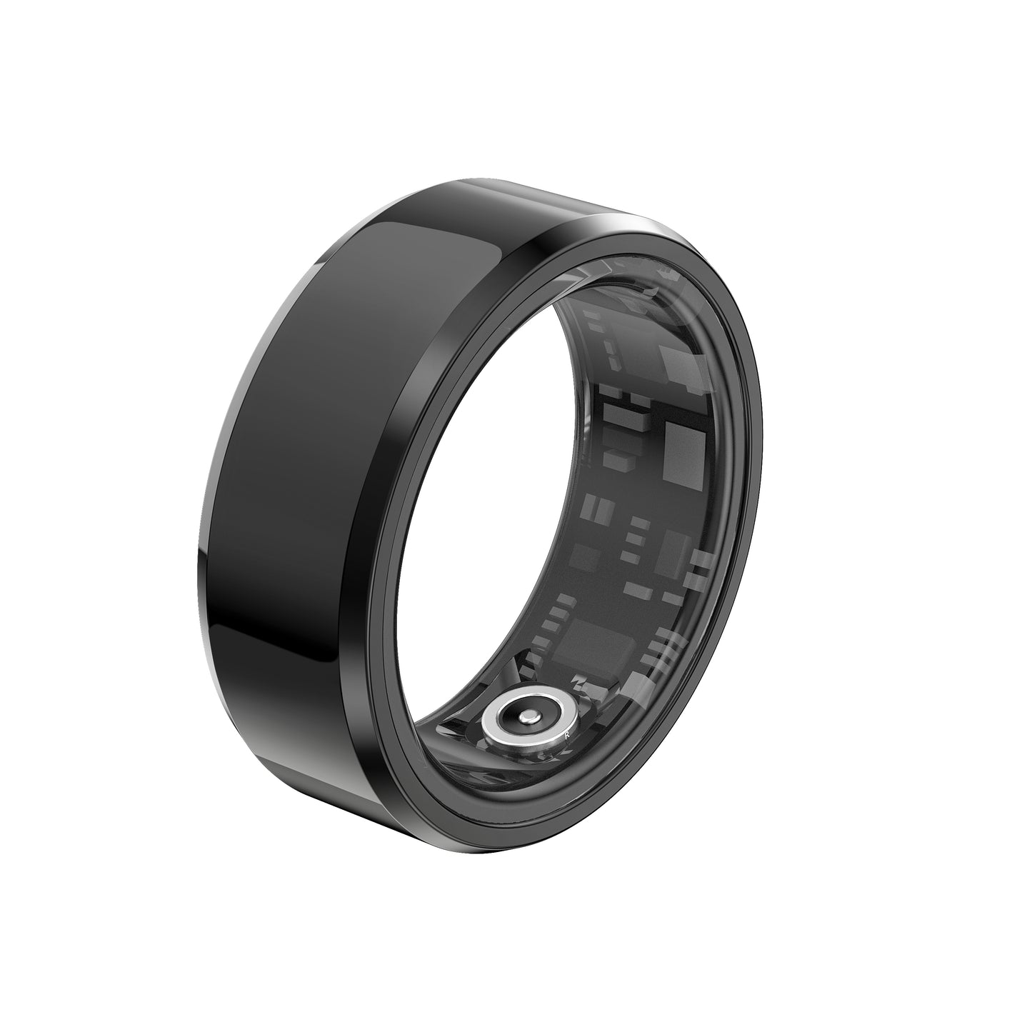 Rollme R2 Health Smart Ring  Sports Data Tracking Titanium and Ceramics